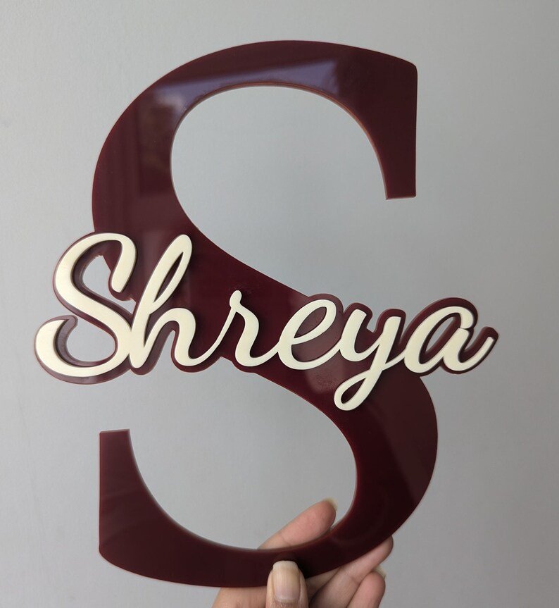Custom Acrylic Name Sign