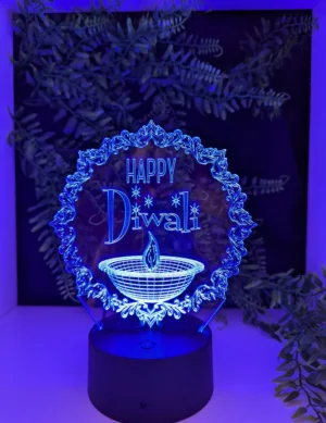 Diwali LED Acrylic Light