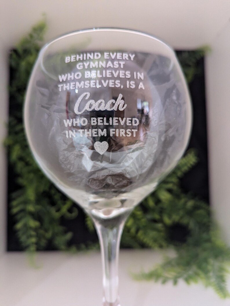 Gymnastics Coach Glass