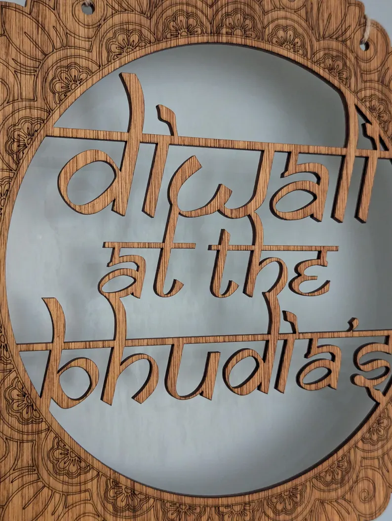 Personalised Diwali Sign