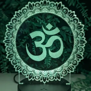 OM LED Light – Spiritual Decor for Yoga & Meditation