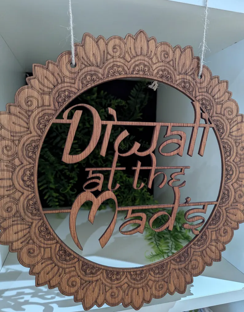 Personalised Diwali Sign