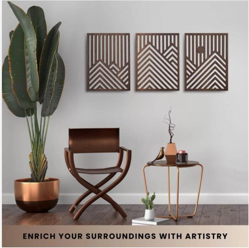 Modern Mountain Wall Art