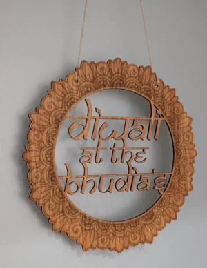 Personalised Diwali Sign