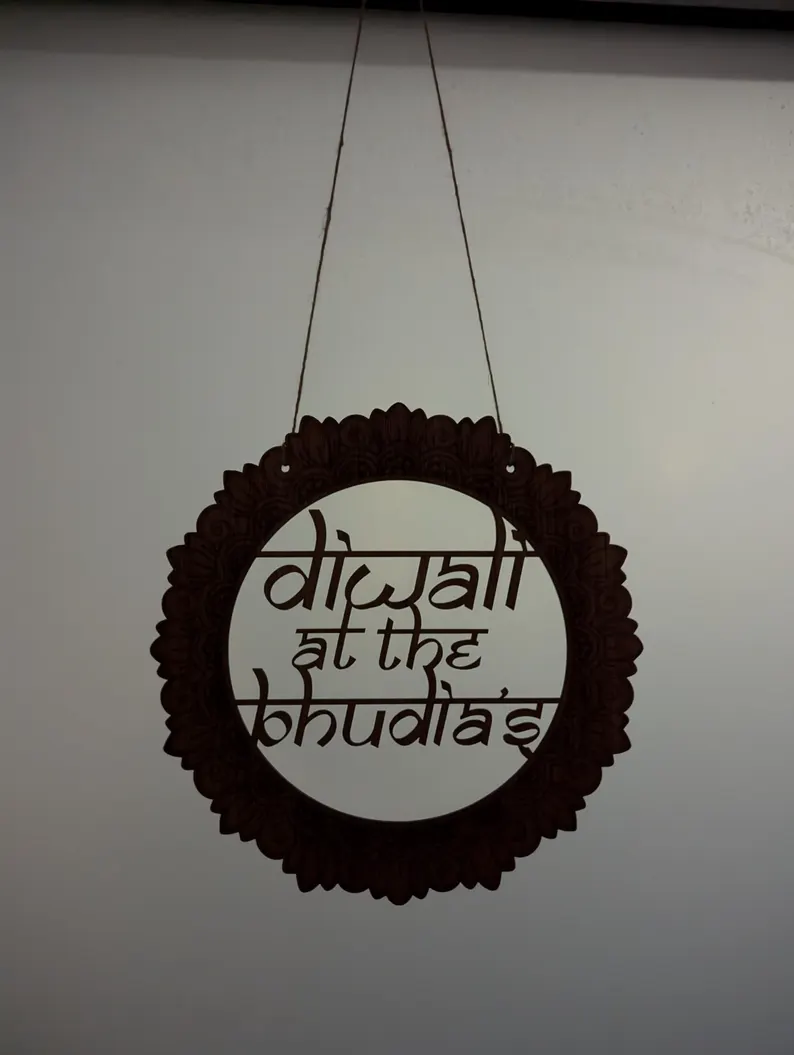 Personalised Diwali Sign
