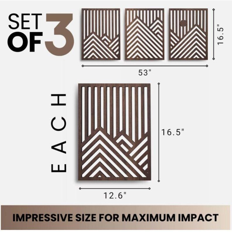 Modern Mountain Wall Art