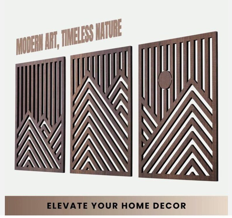 Modern Mountain Wall Art