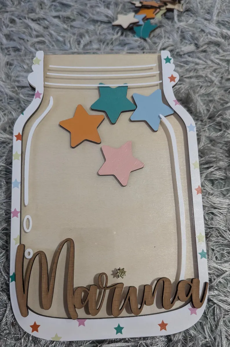 Personalised Star Reward Jar