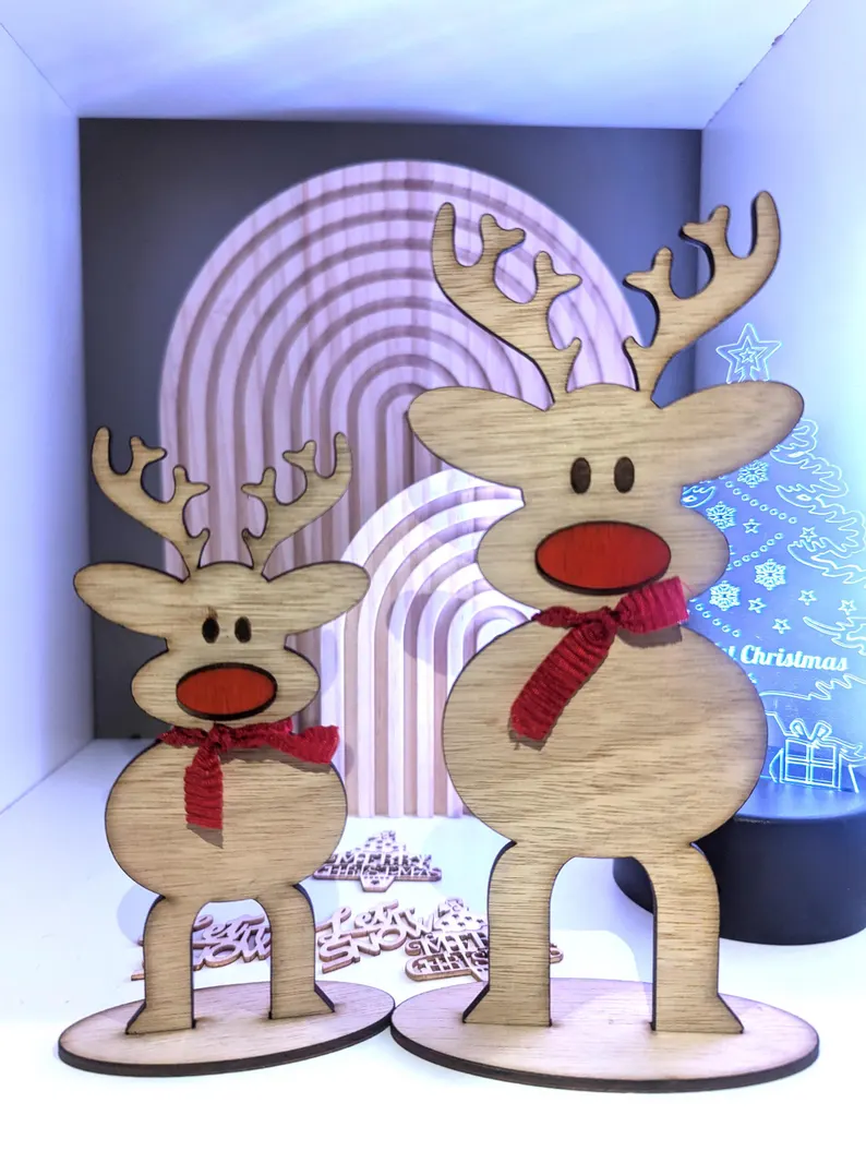 Personalised Festive Moose