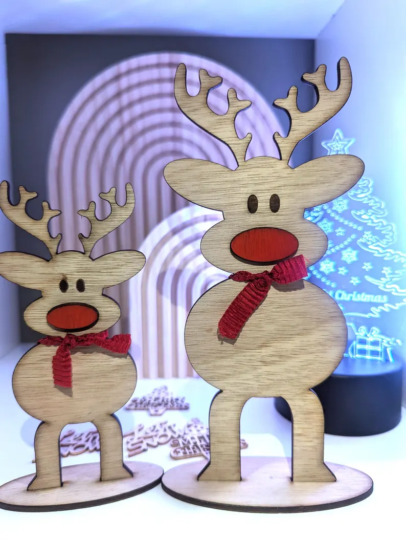 Personalised Festive Moose