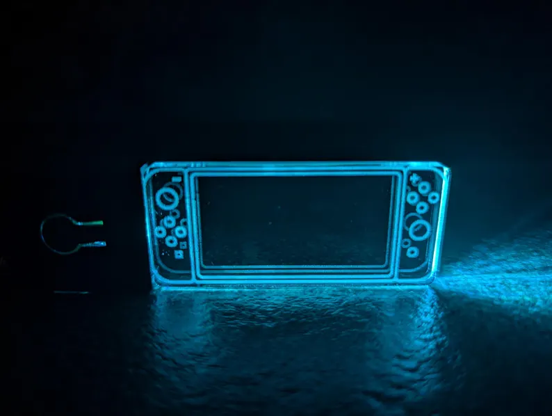 Personalised Gaming LED Keychain