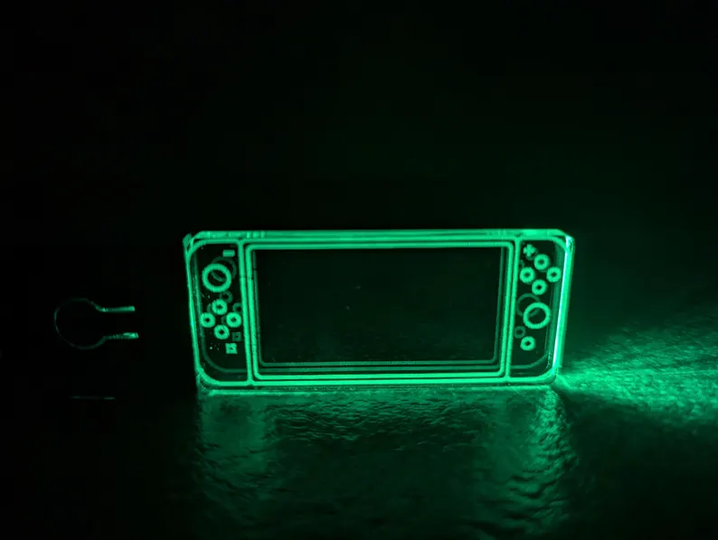 Personalised Gaming LED Keychain