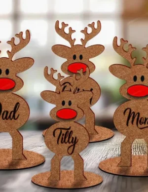 Personalised Festive Moose