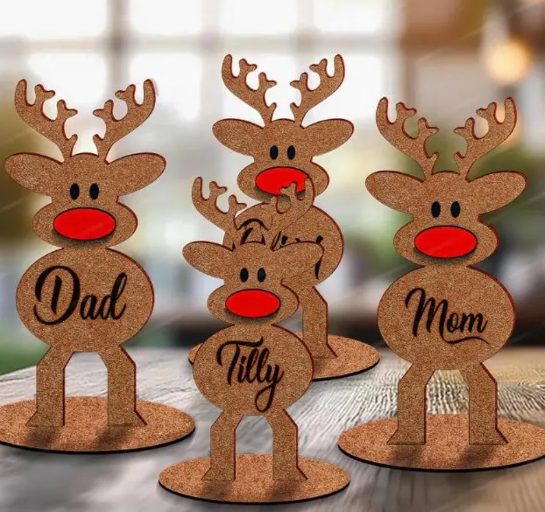 Personalised Festive Moose