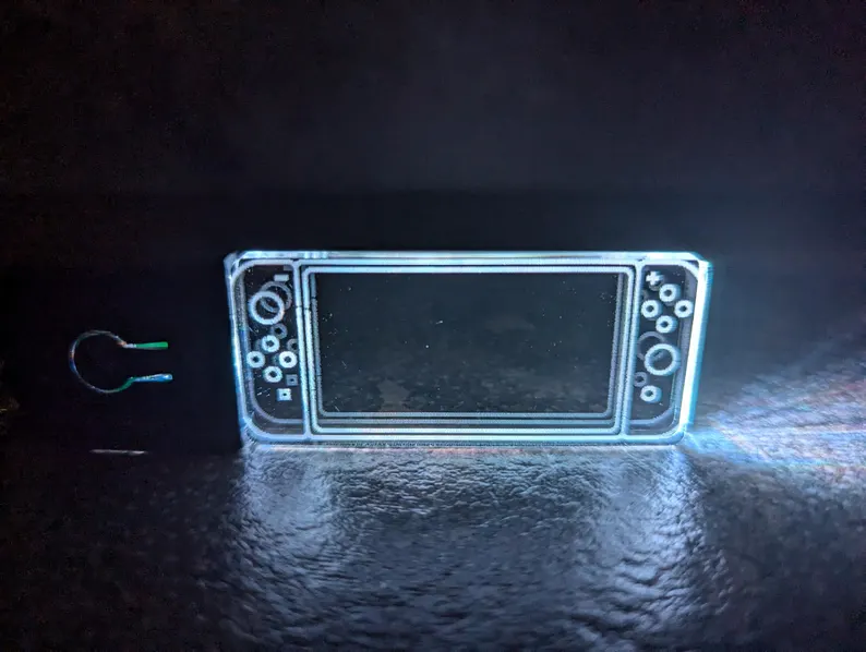 Personalised Gaming LED Keychain