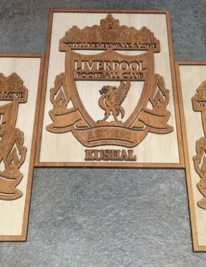 Personalised 3D Football Plaque