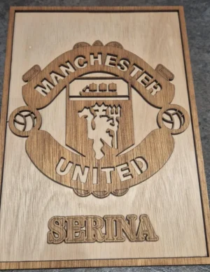 3D Football Name Plaque